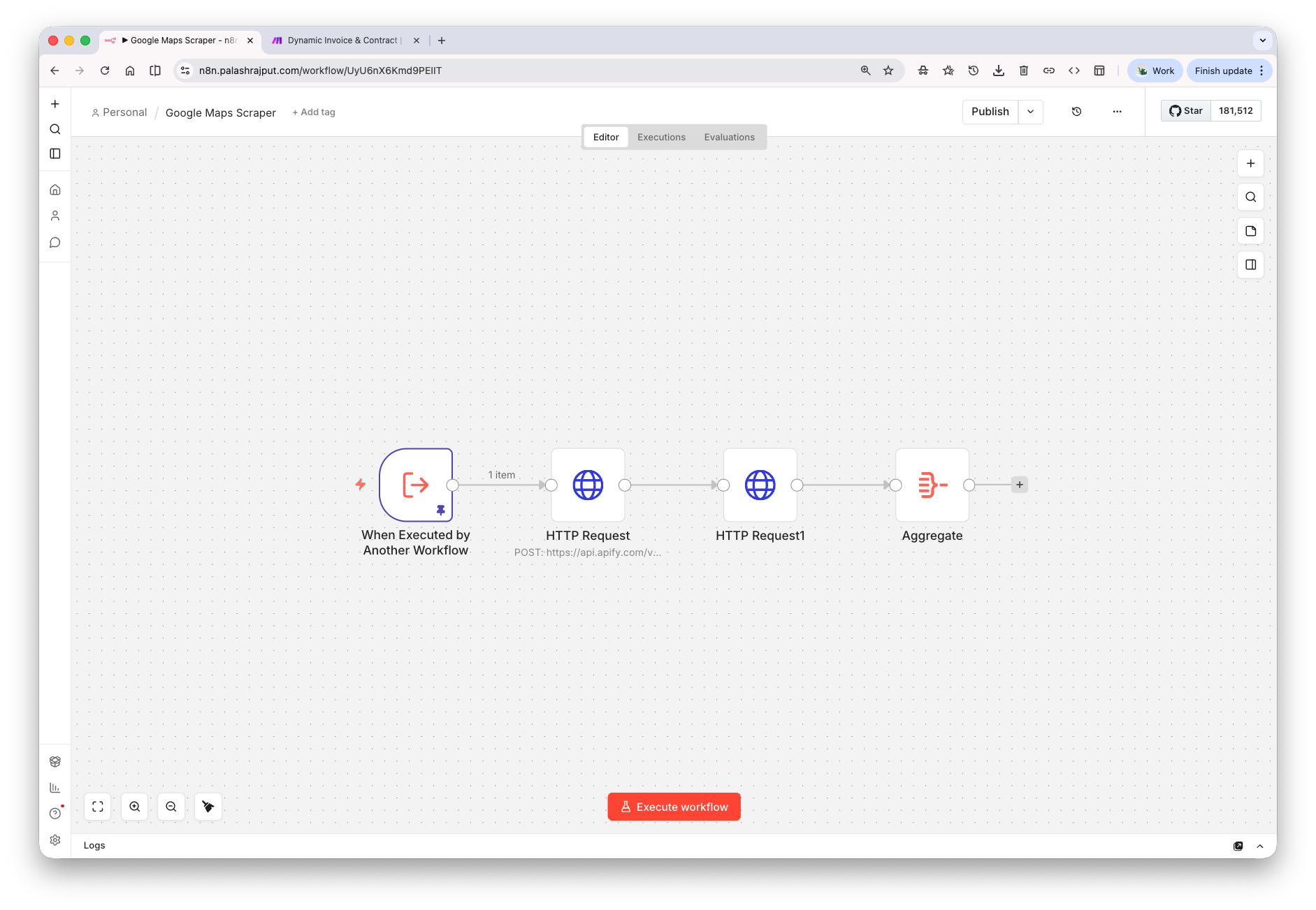 Workflow screenshot 3