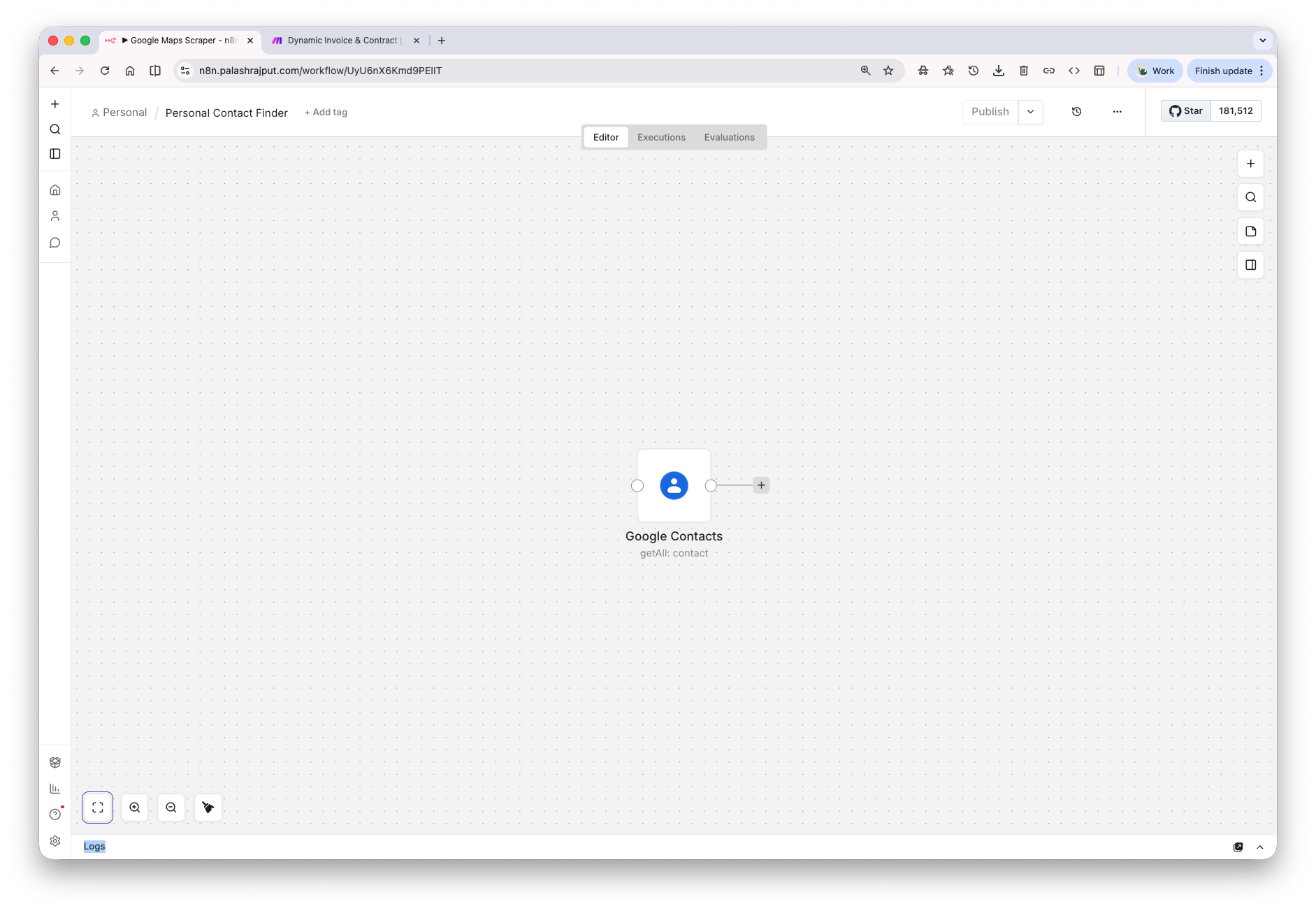Workflow screenshot 4