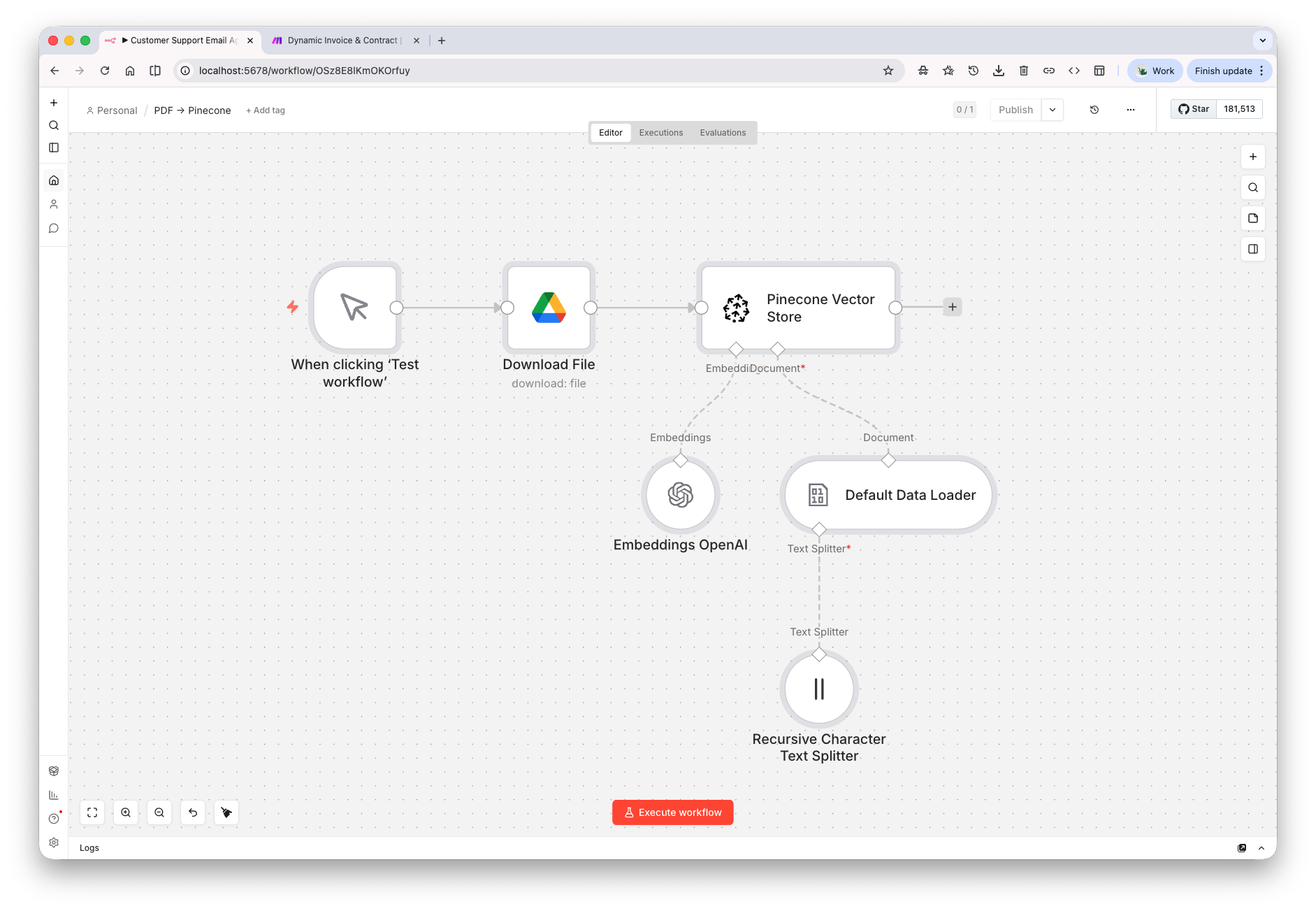 Workflow screenshot 2