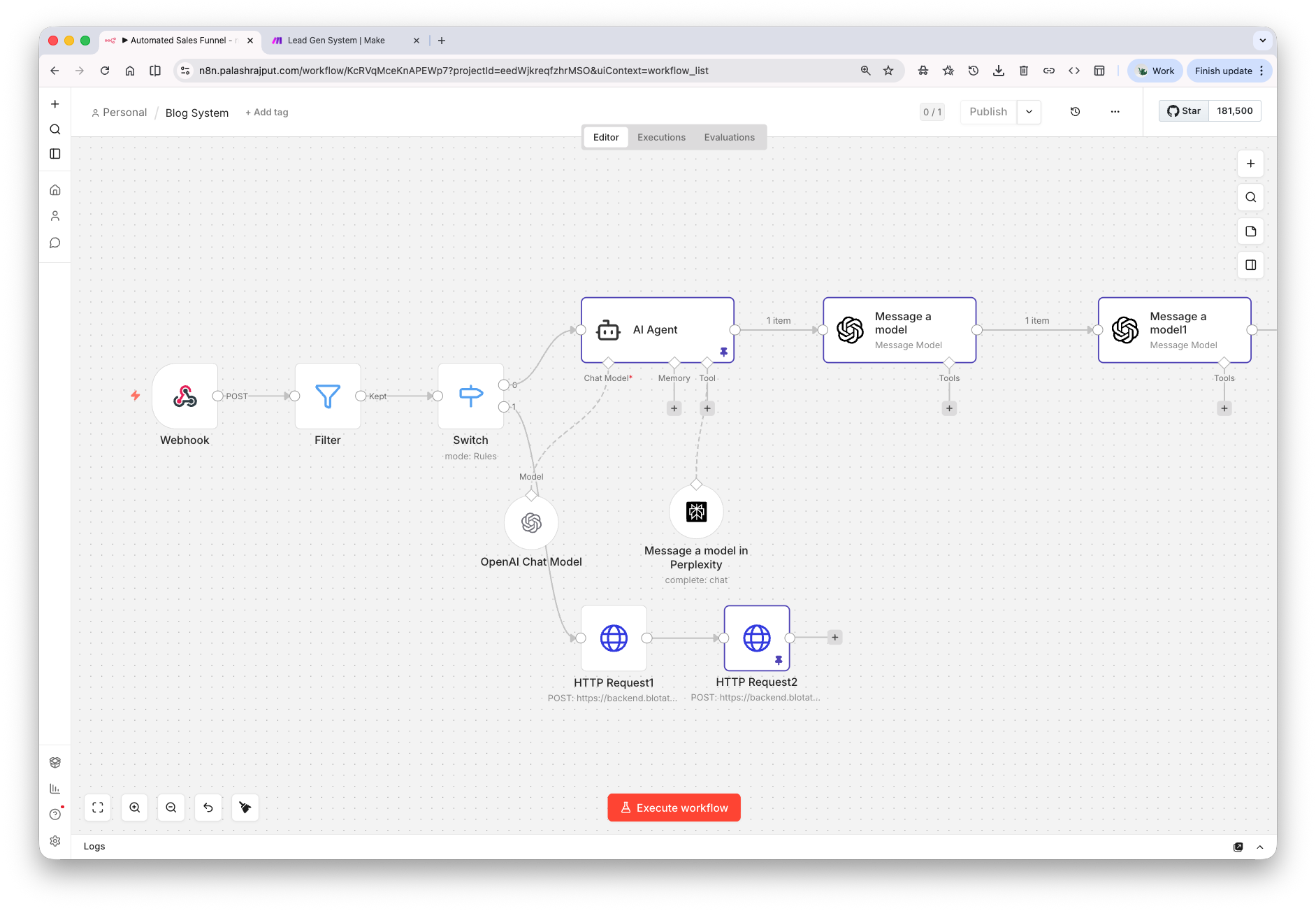 Workflow screenshot 2