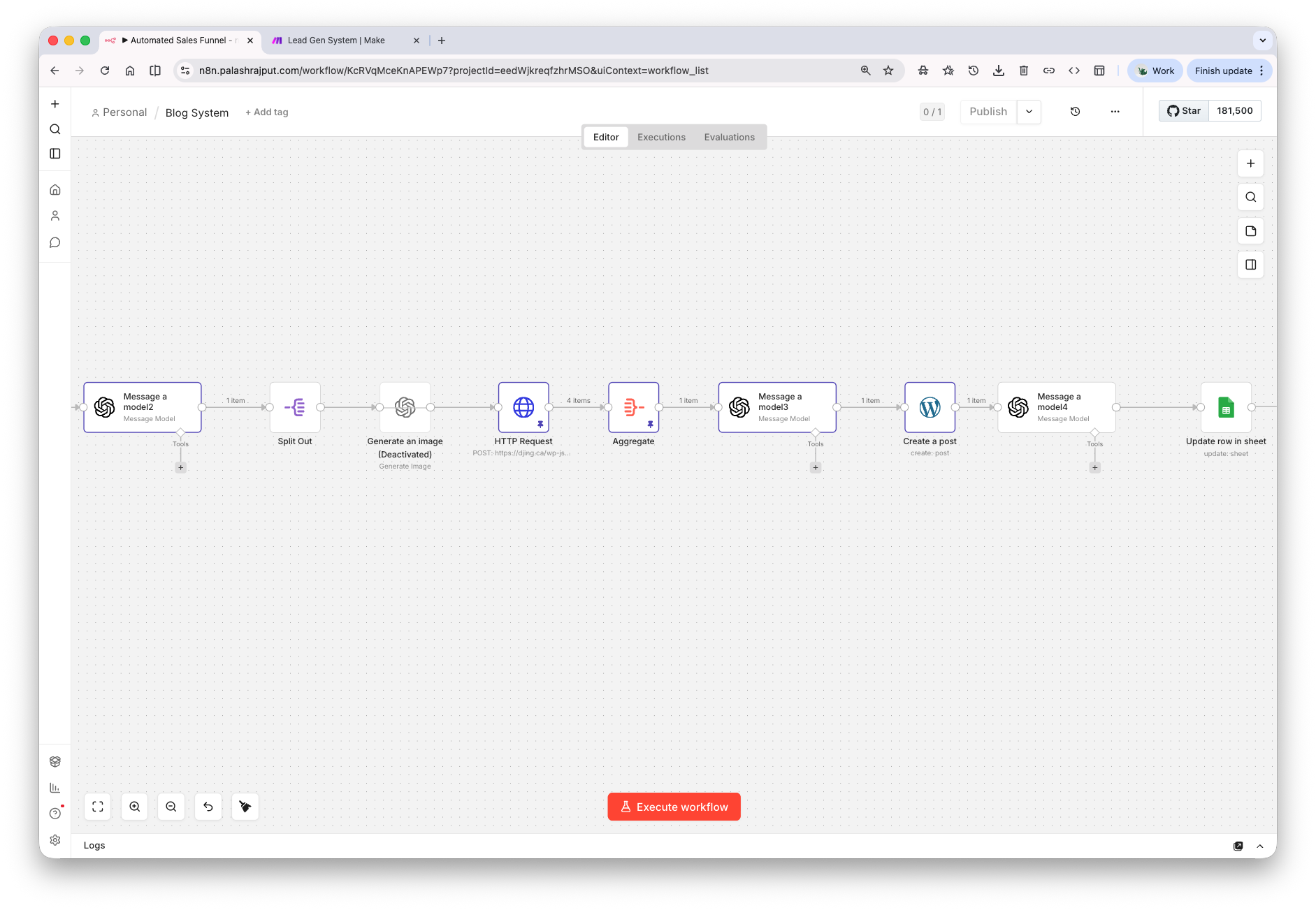 Workflow screenshot 3