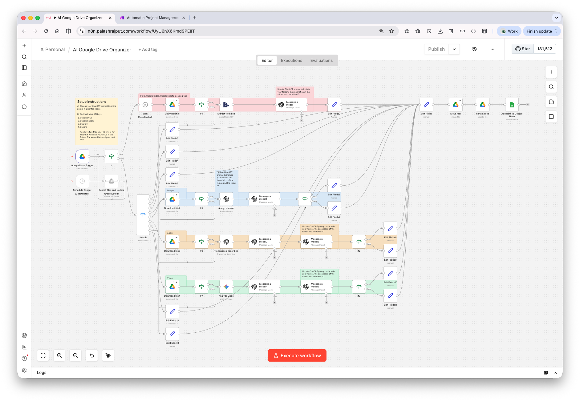 Workflow screenshot 2